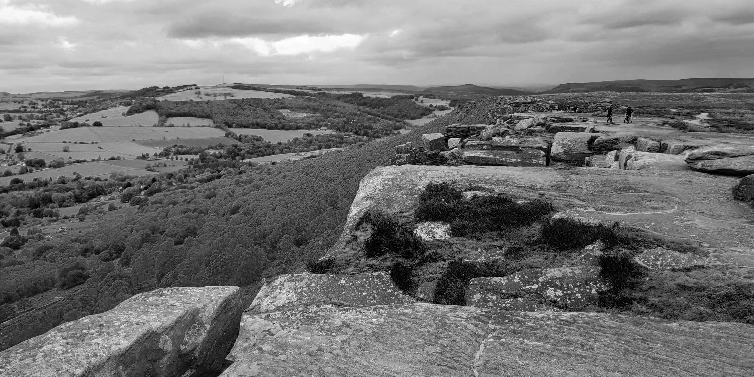 Riders on the Peak District Edges