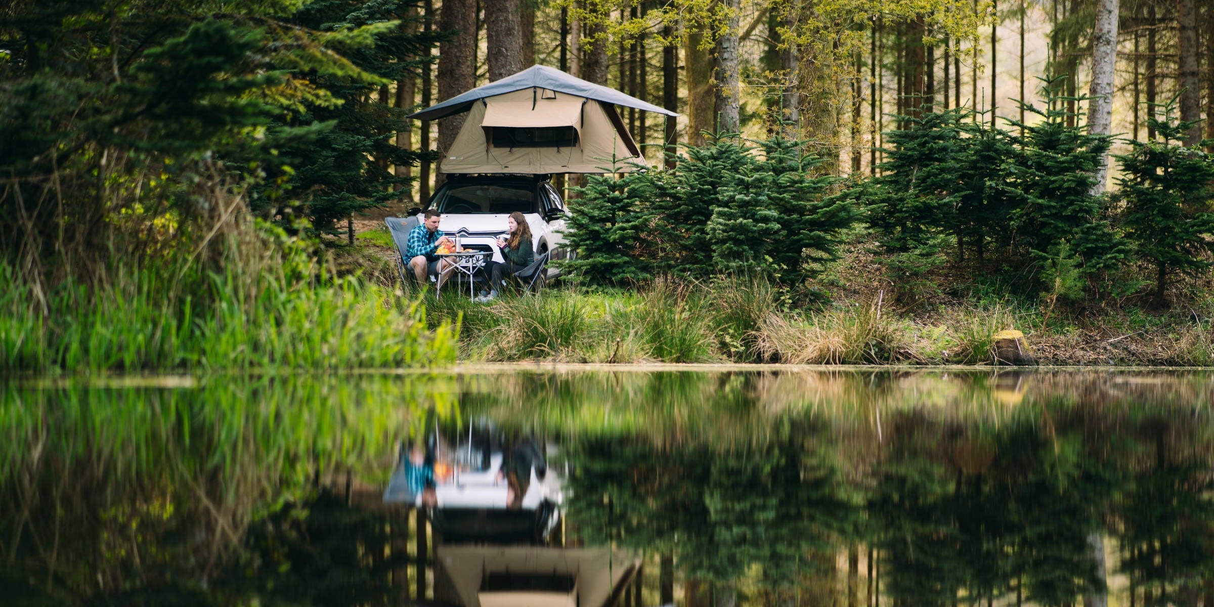 Roof tent camping in the UK