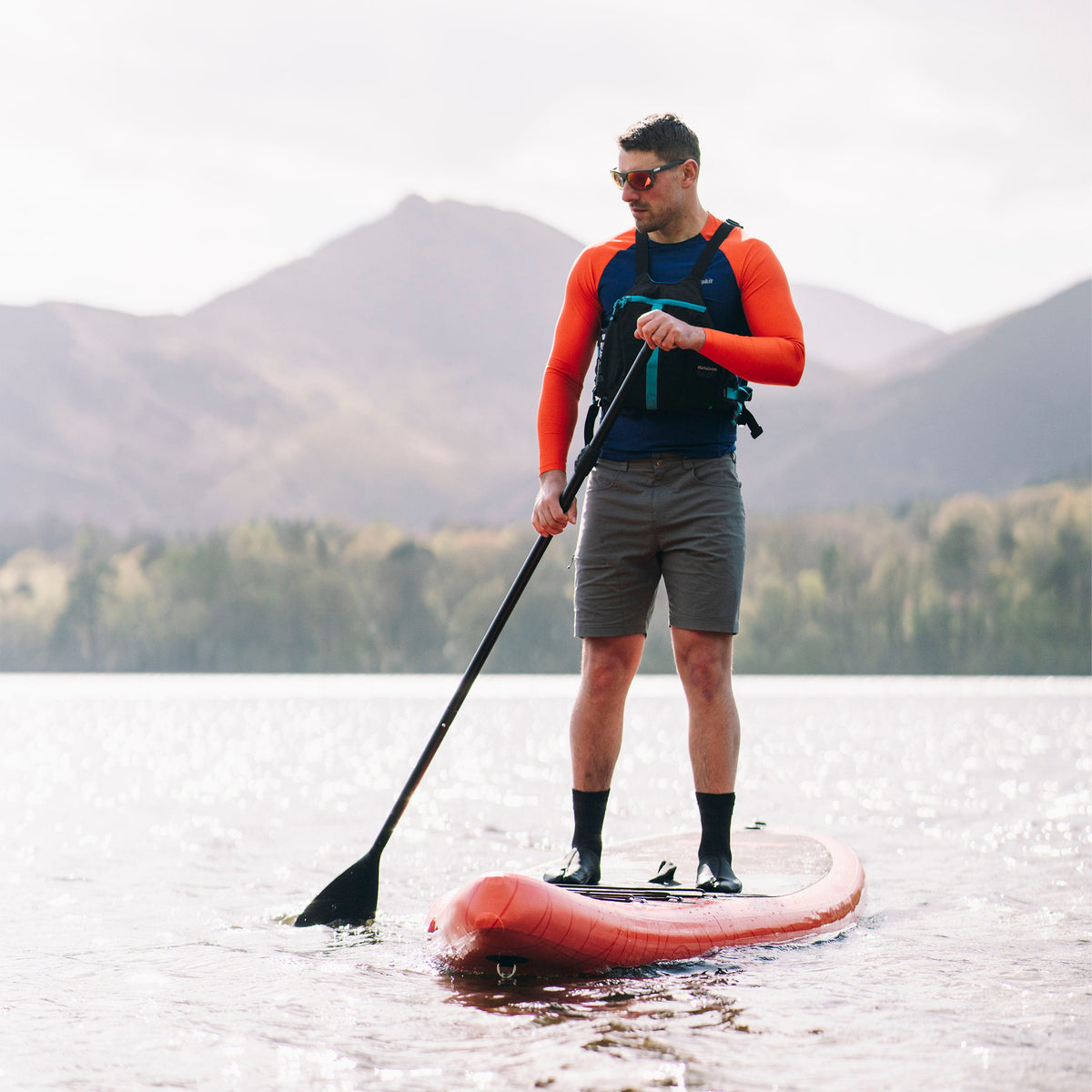 Alpkit Longshore stand up paddleboard in use
