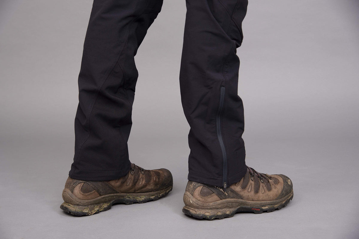 mens ardent softshell trouser pant in black hem|al
