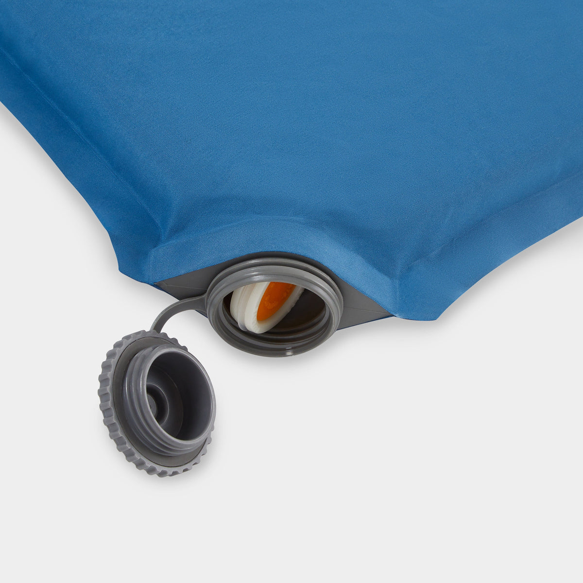 alpkit dozer sleeping mat in Nemo blue valve