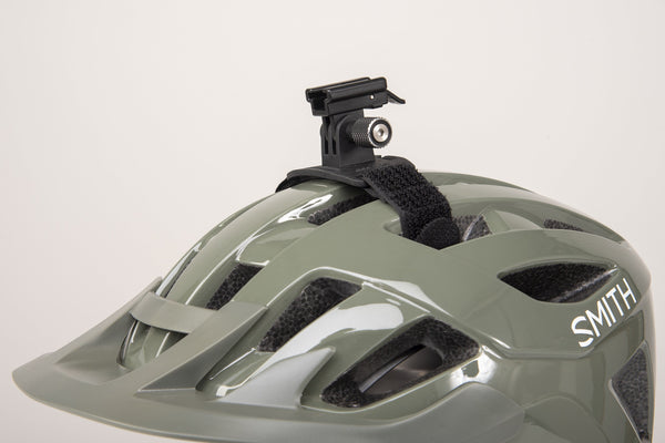 Helmet light hot sale gopro mount