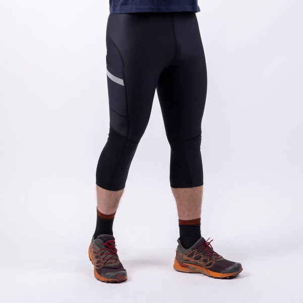 On TRAIL TIGHTS メンズMサイズ七分丈 Koulin Trail 3/4 Tights Mens Trail Running Leggings