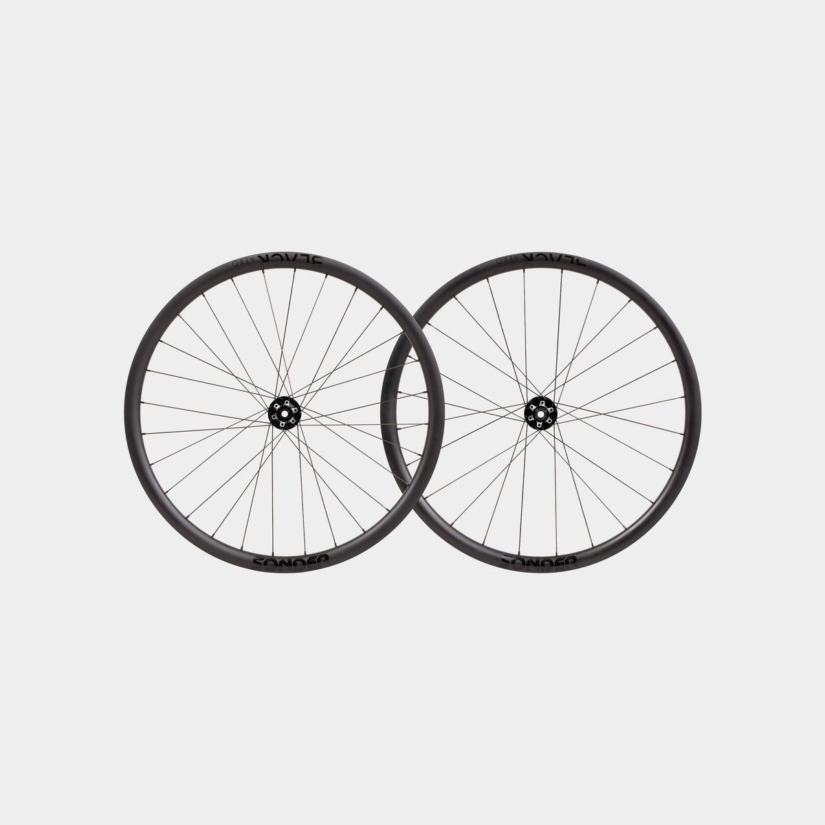 sonder black i21 aero carbon road wheels