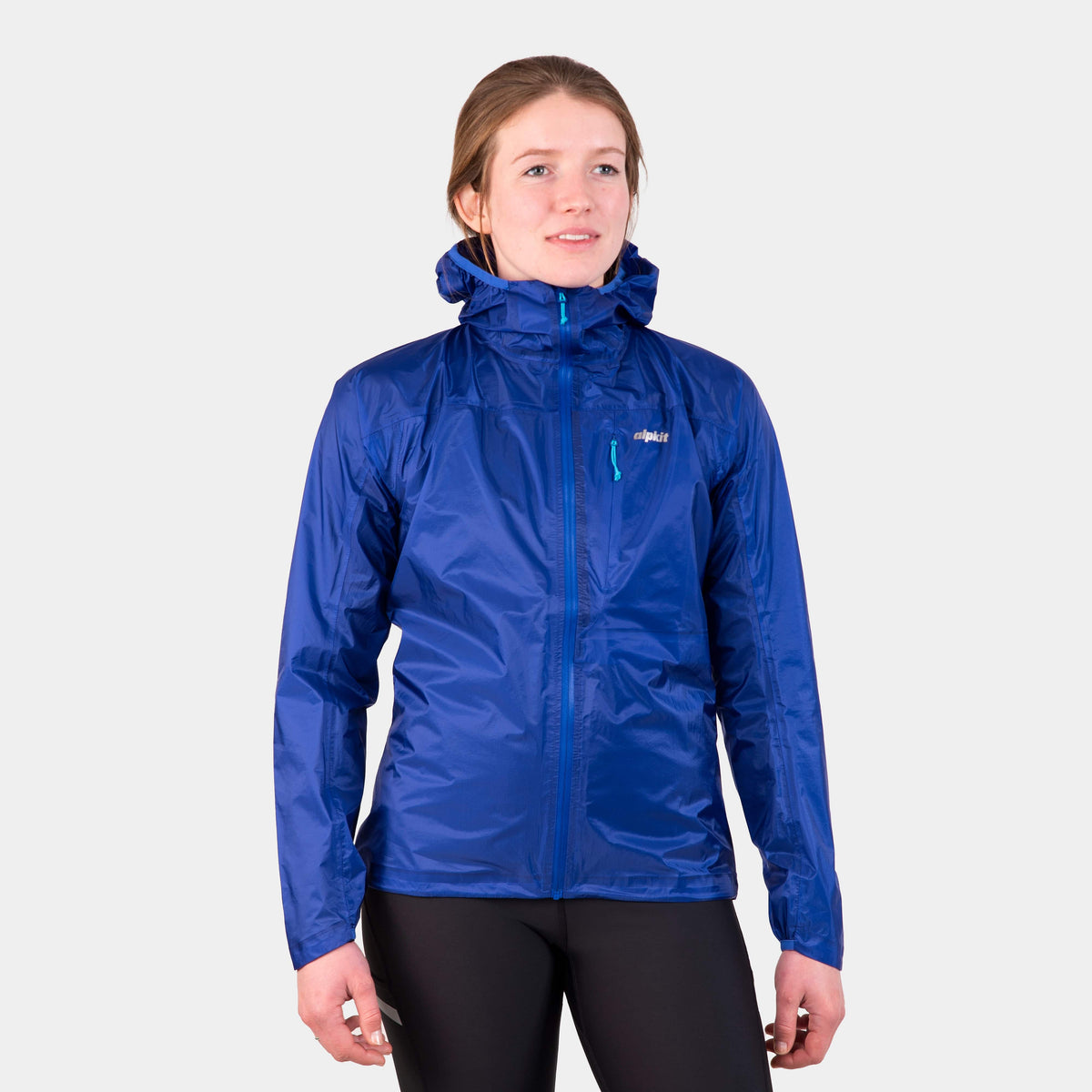 alpkit womens gravitas fell running trail running jacket in font blue|rg - closed