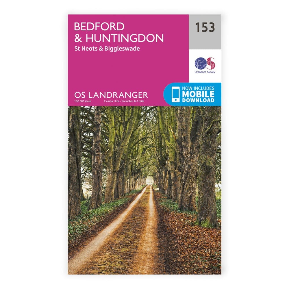OS Landranger / Bedford & Huntingdon