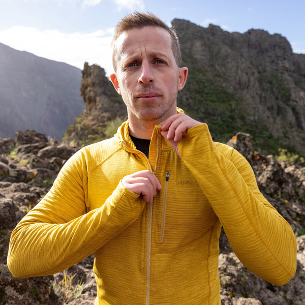 Mens yellow cheap fleece jacket