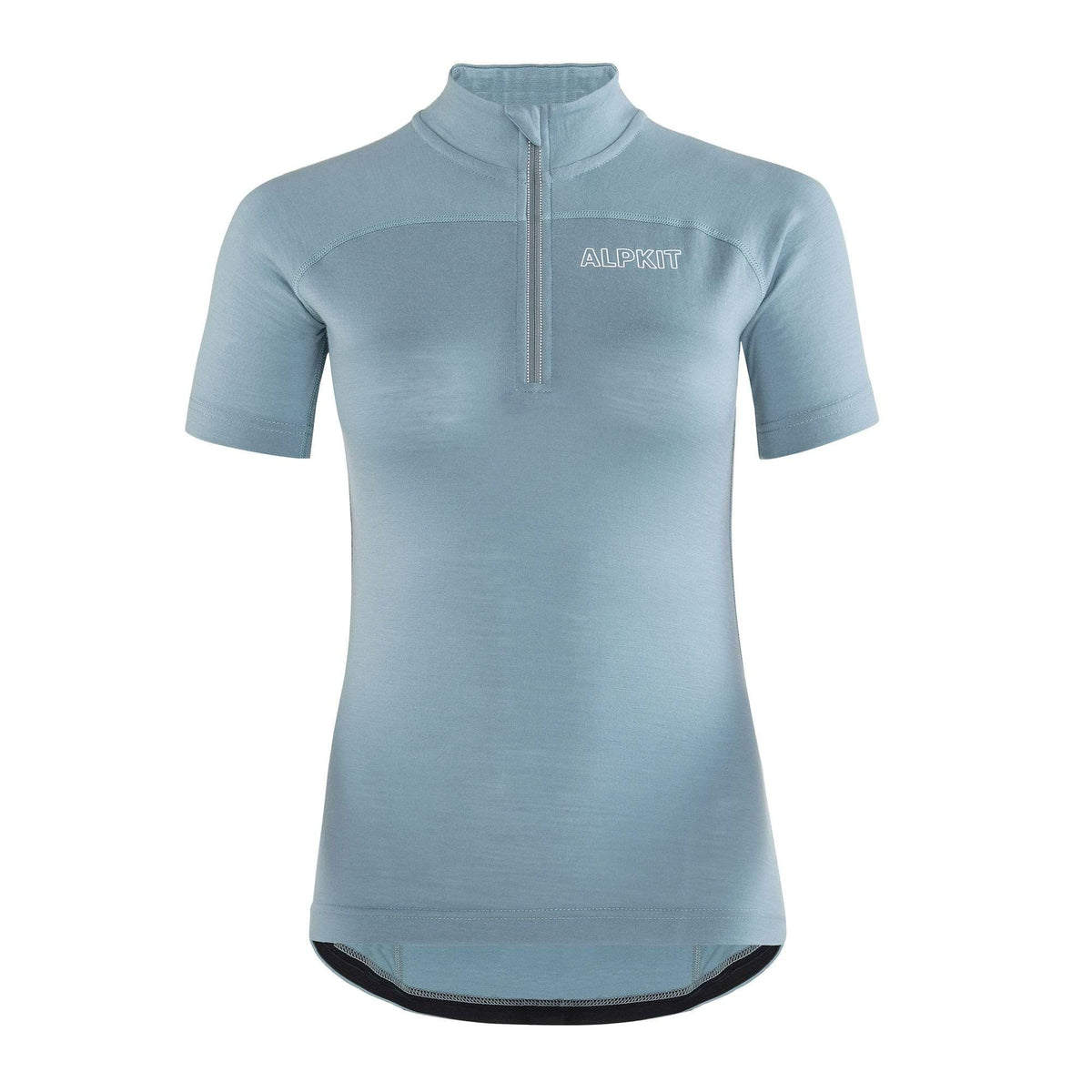 Alpkit women's Kepler Velo Short Sleeve in Seagrass - closed