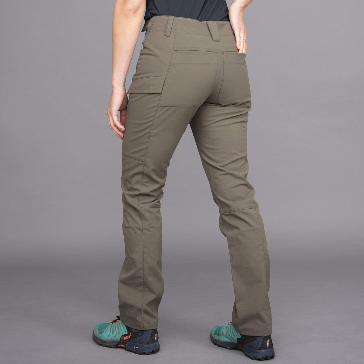 womens arnison pant trousers in mortar rear