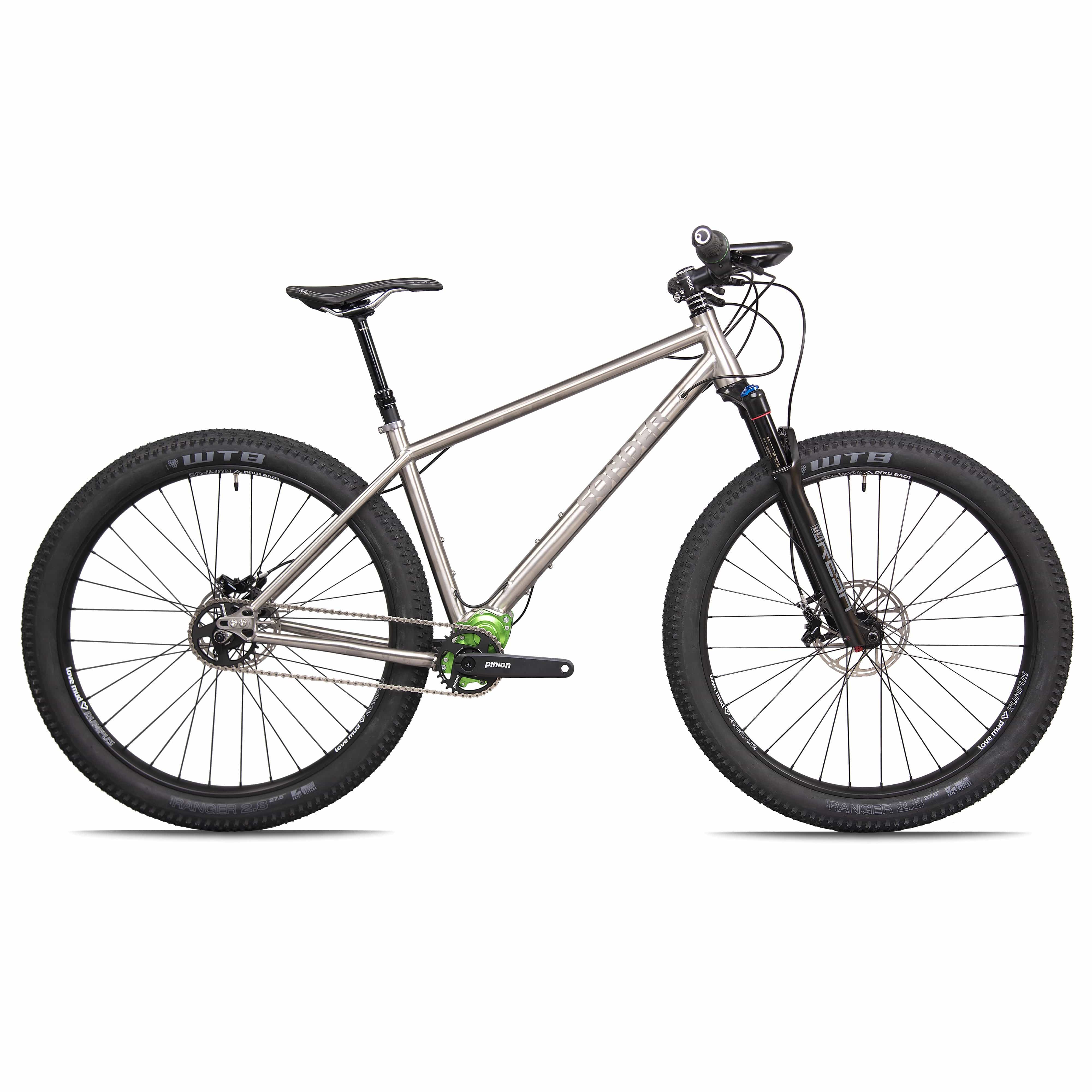 Mtb best sale titanium frame