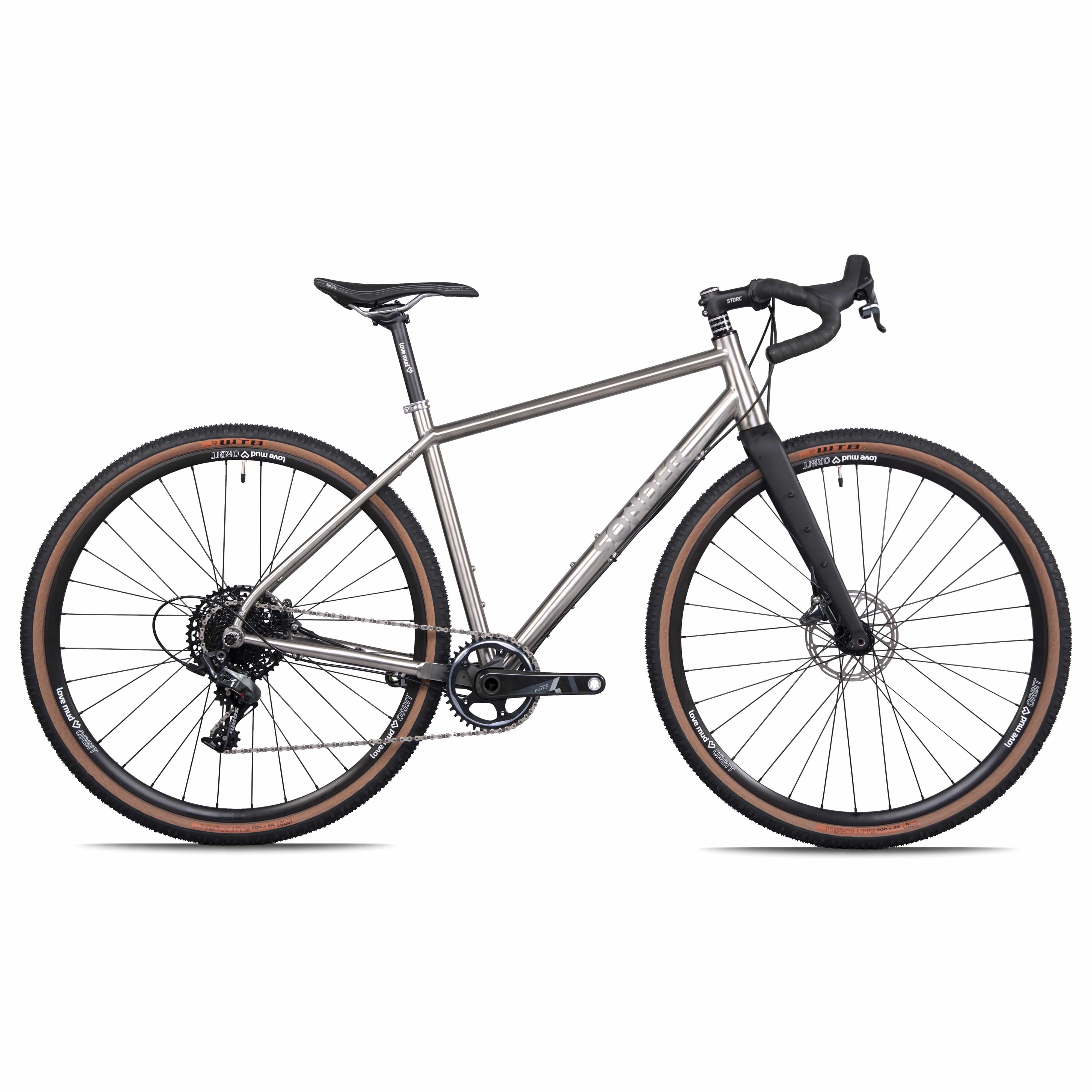 Titanium flat 2024 bar bike