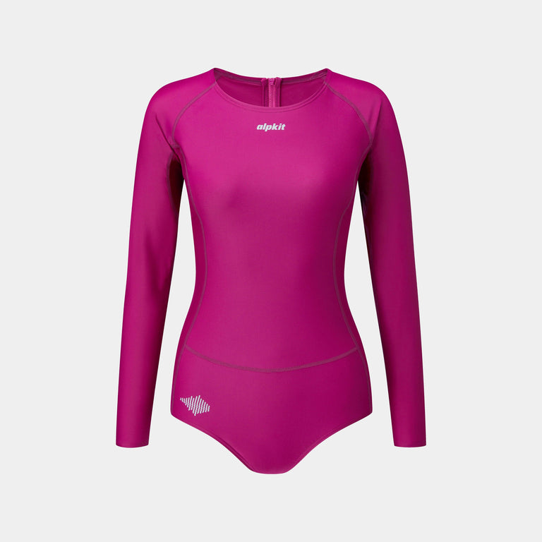 womens dulsie one piece swimsuit in vino - closed