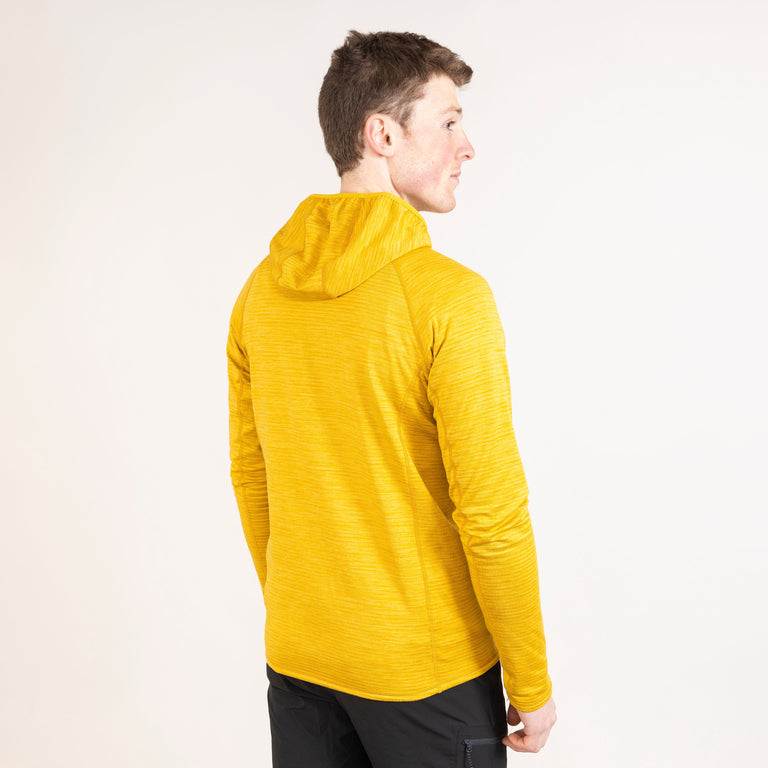 Alpkit Griffon men's hooded fleece in reef blue front|sl