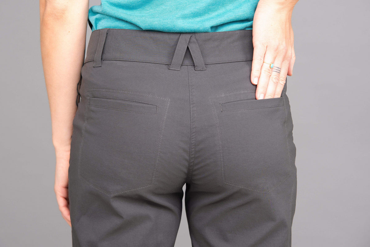 womens teleki zip off in tarmac rear waistband