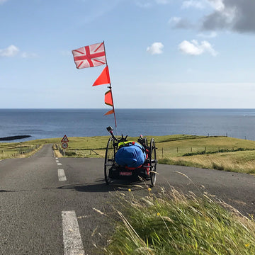 Rider on the Alps Divide