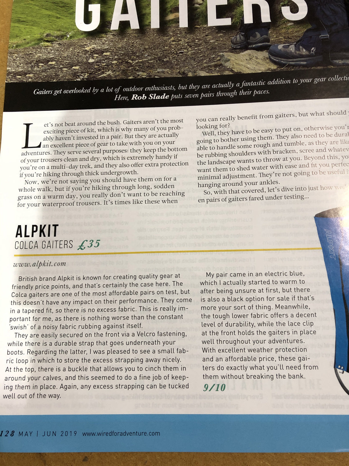 Adventure Travel review the Colca Gaiters