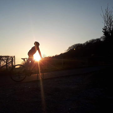 Rider on the Alps Divide