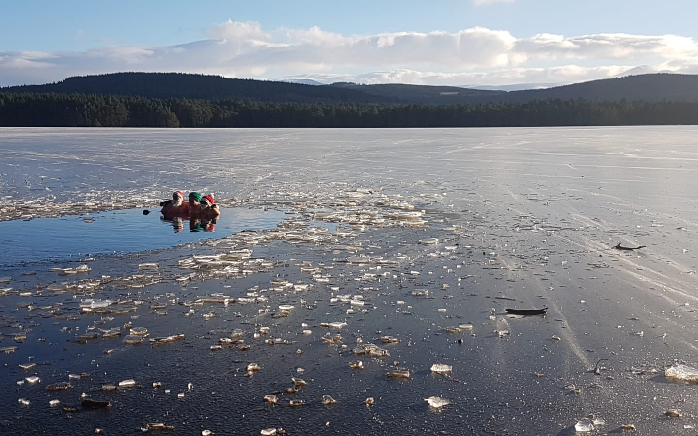 A Treasured Outdoor Moment - The joy of swimming together