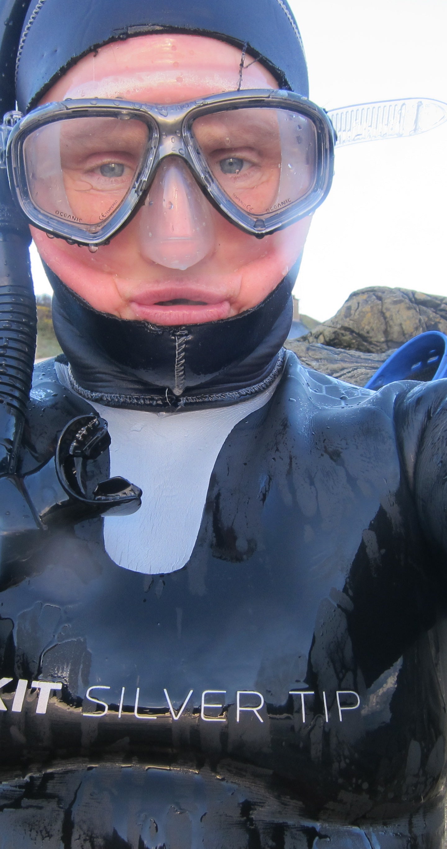 35 minutes swimming in the Irish Sea