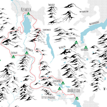 Enjoying a winter hike on a mountain