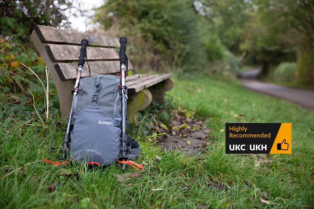 Presta 20 litre daypack gets a 'Highly Recommended' review from UKC and UKH