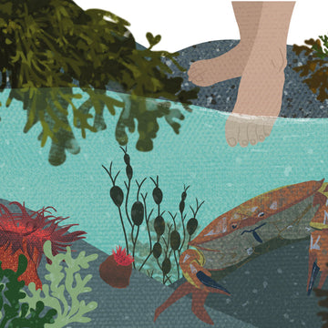 Winter outdoor swimmer dressed in dry robe