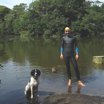 Lotic swimming wetsuit in H2O