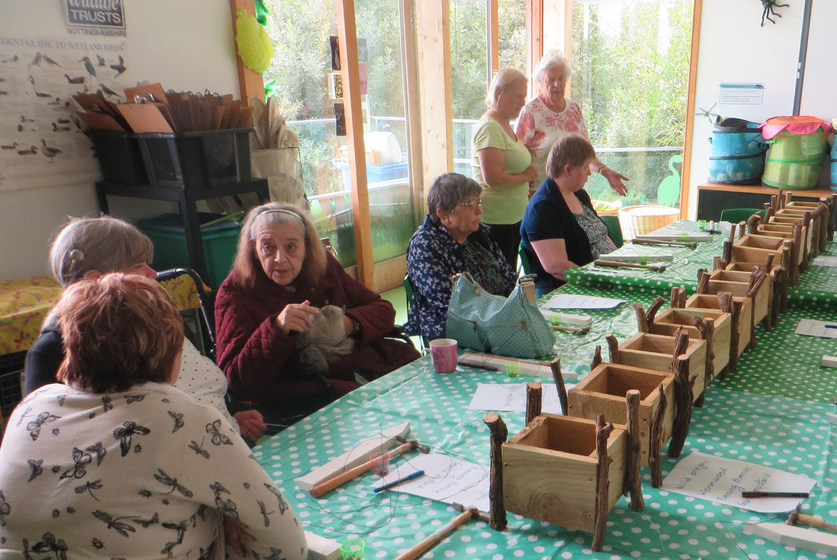 Sensory Garden in the Attenborough Nature Centre
