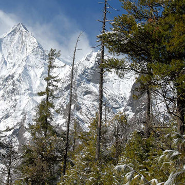 Van camping in an Alpine Trekking holiday