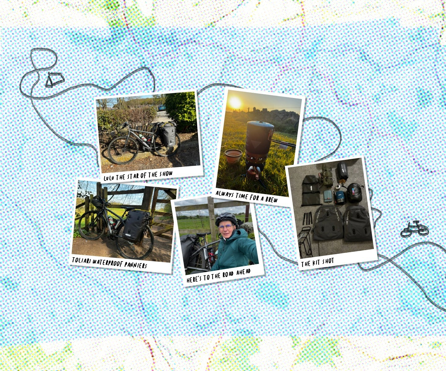 Gillians bikepacking adventure map