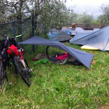 Hooped waterproof bivvy bag