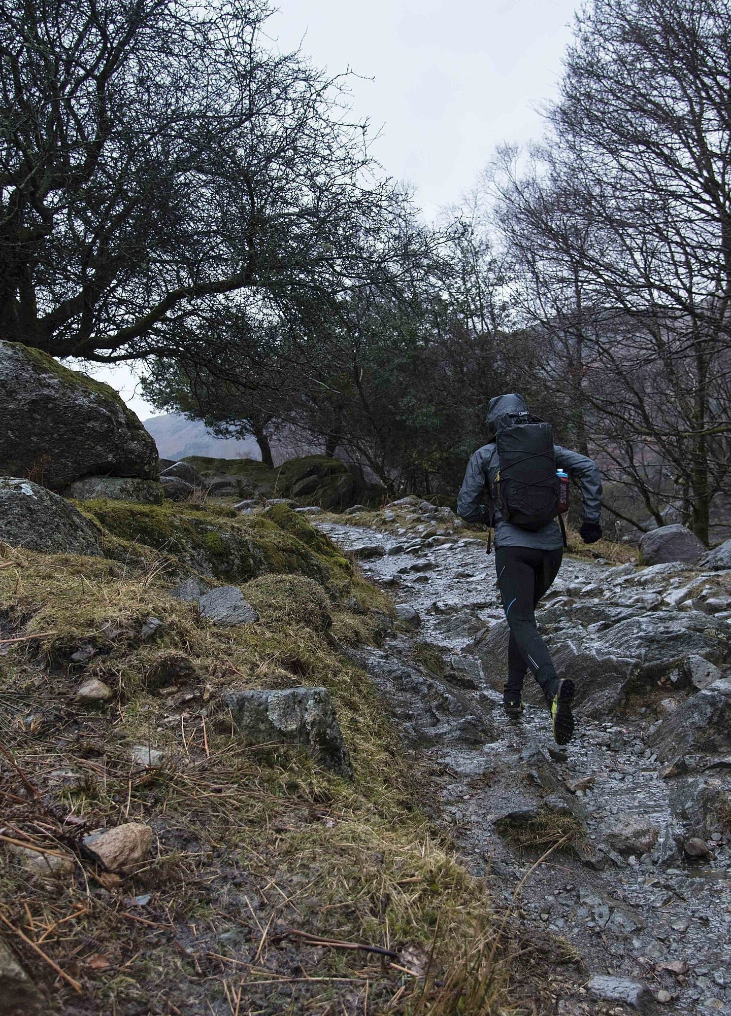 Clothing for winter trail running