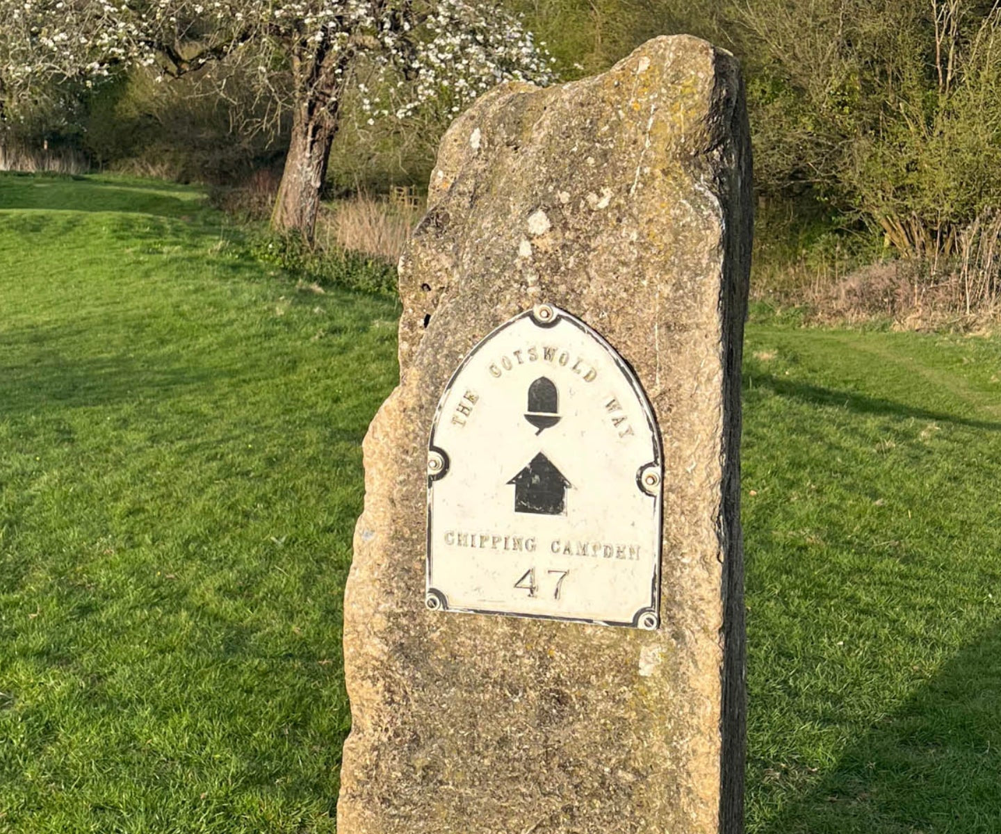 Sign on the Cotswold Way