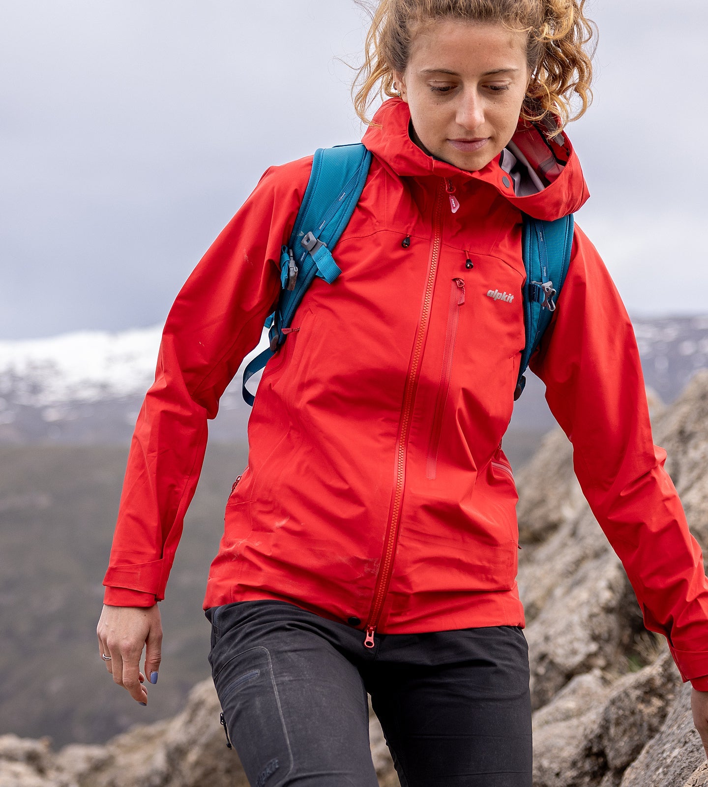 Waterproof mountain jacket