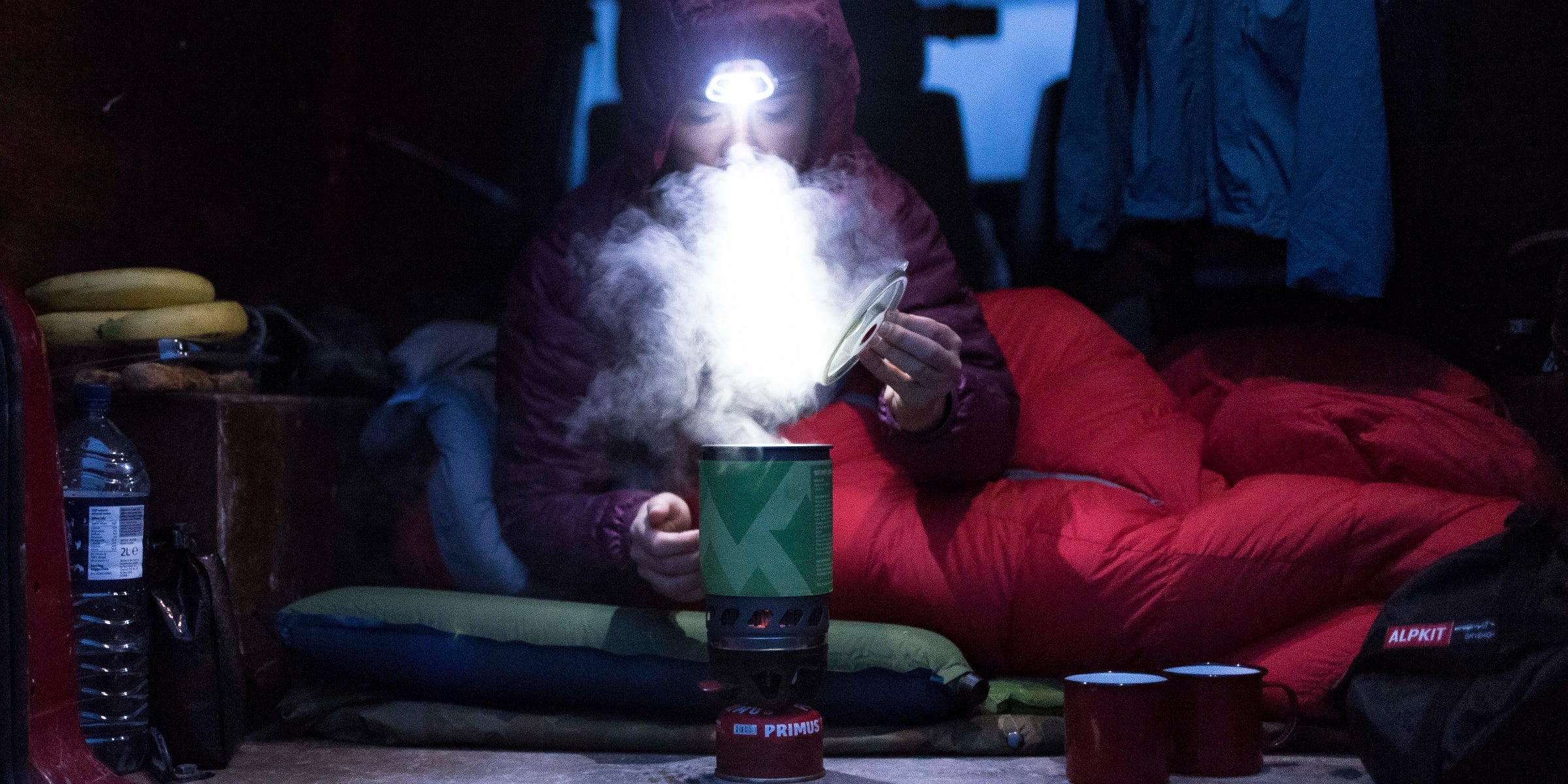 Fat mat van camping