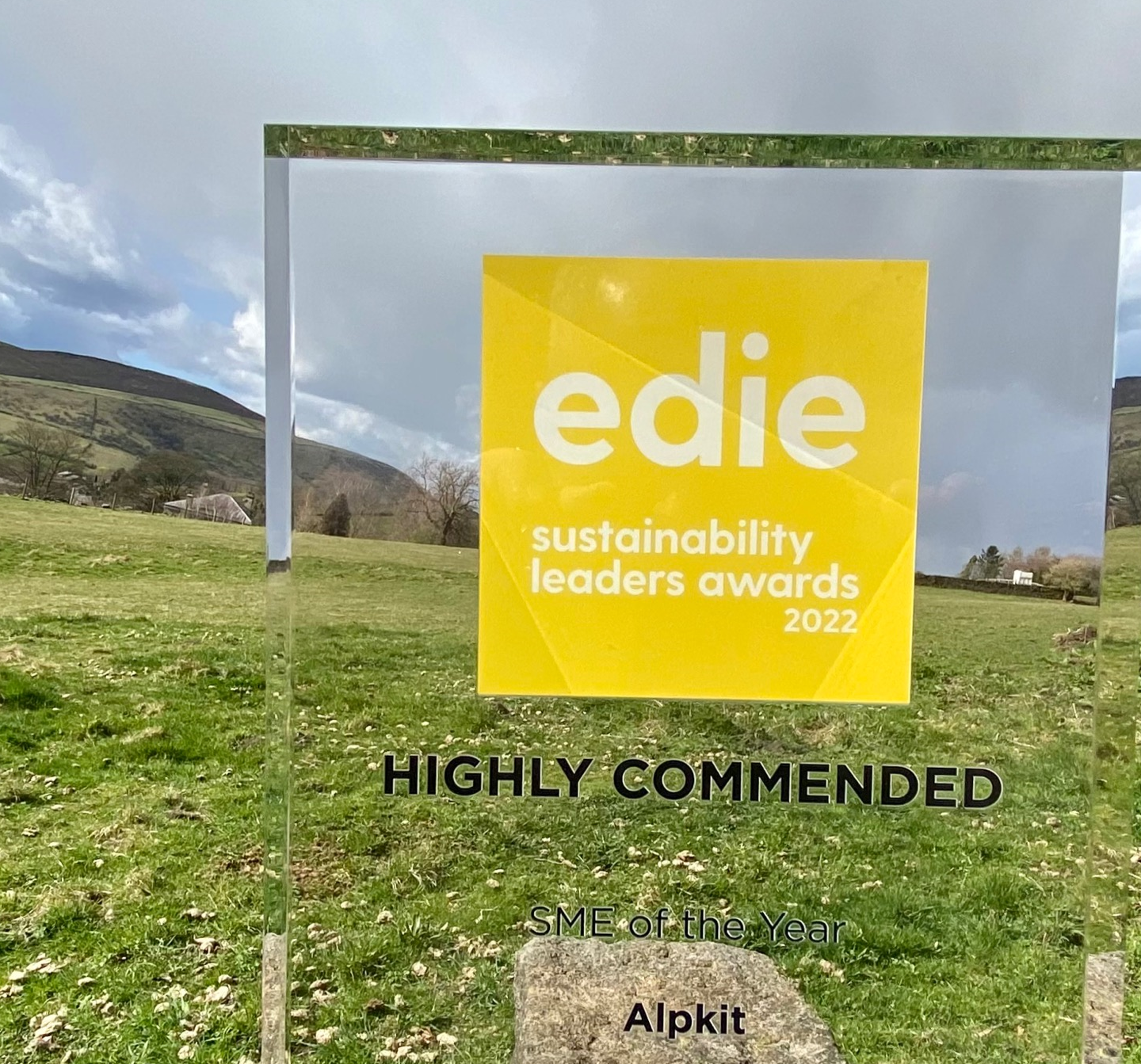 Highly Commended at the edie Sustainability Leaders Awards!