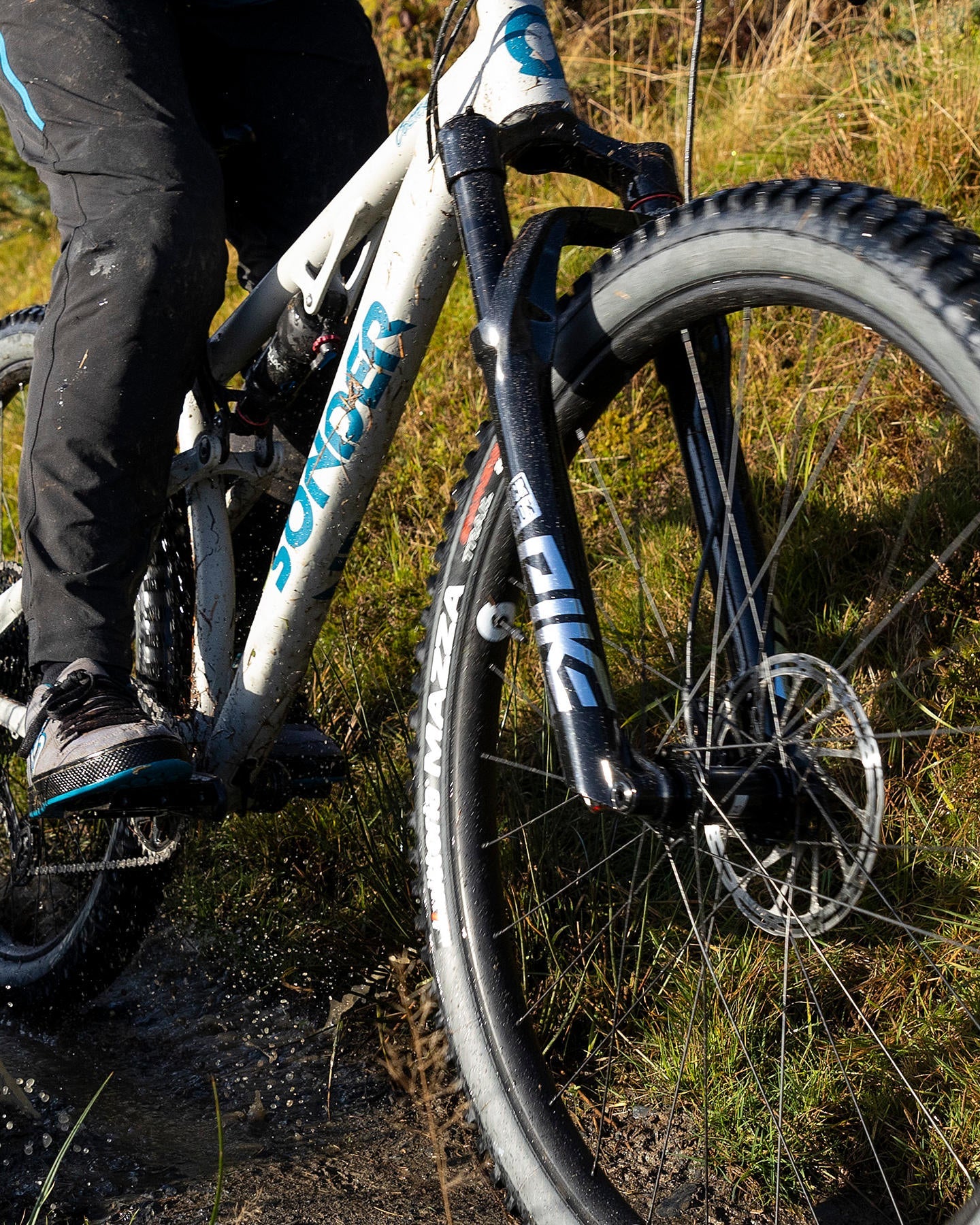 Softshell mountain bike trousers