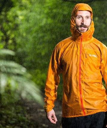 Outdoors Magic reviews our lightweight Gravitas waterproof coat