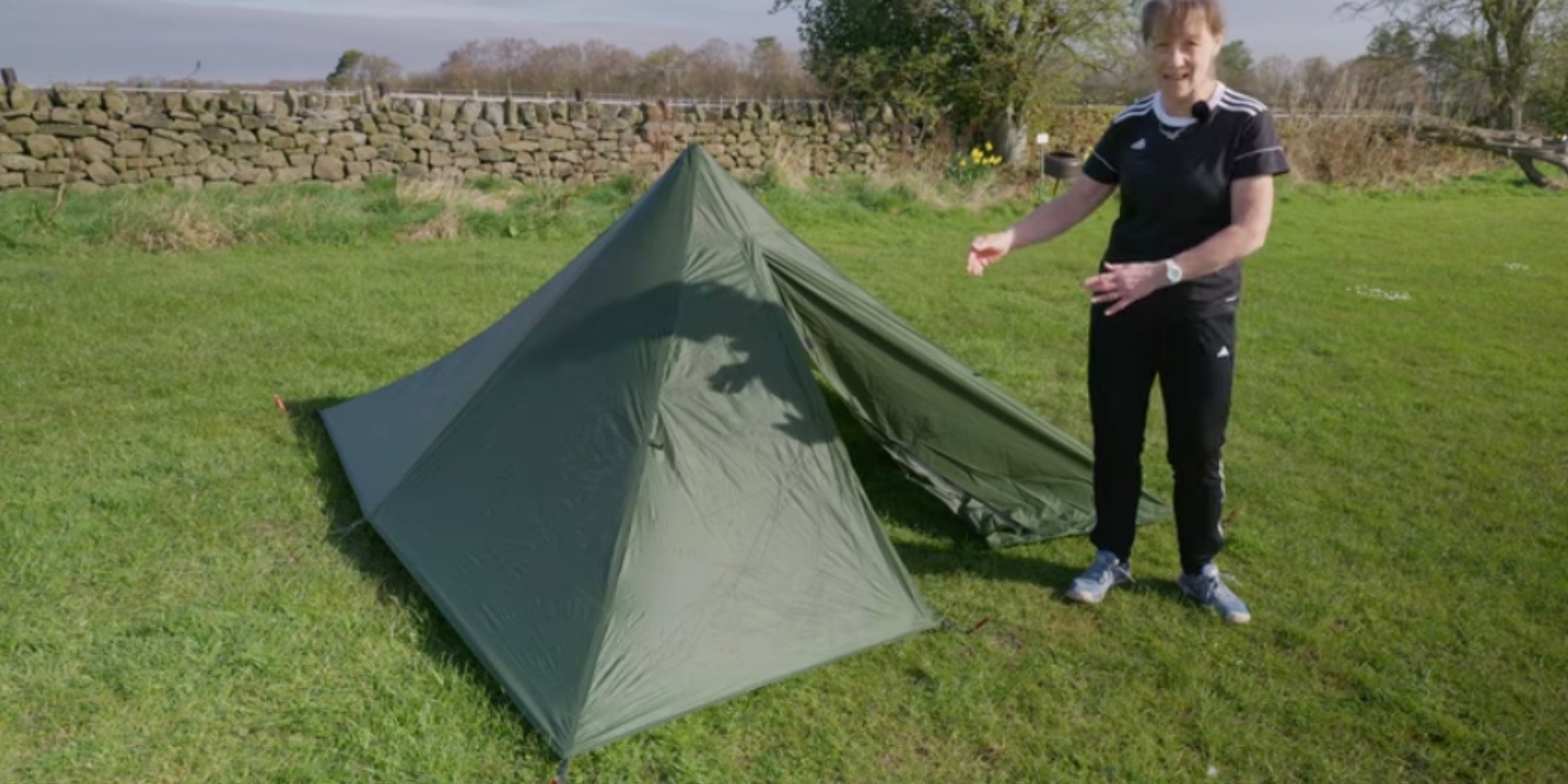 Julie Phelan reviews our Tarp Tent for bikepacking