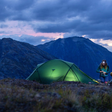 Wild camping is just part of the adventure
