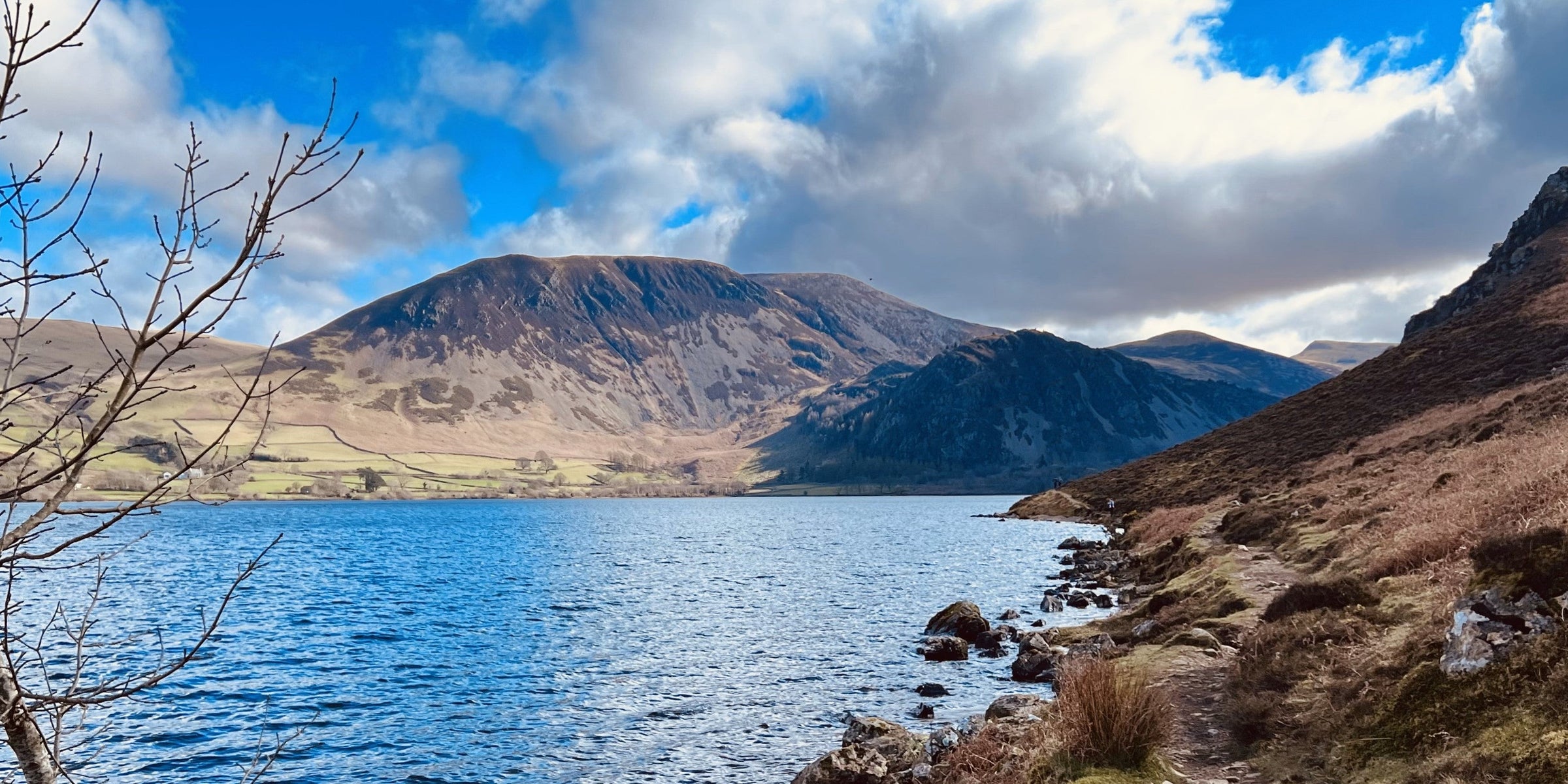 A mountain lake in the Lake District provides the setting for 100km ultra marathon