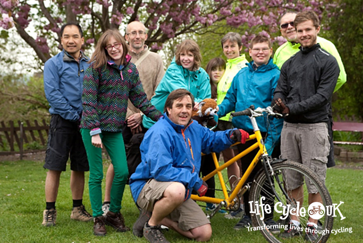 Giving time on a bike