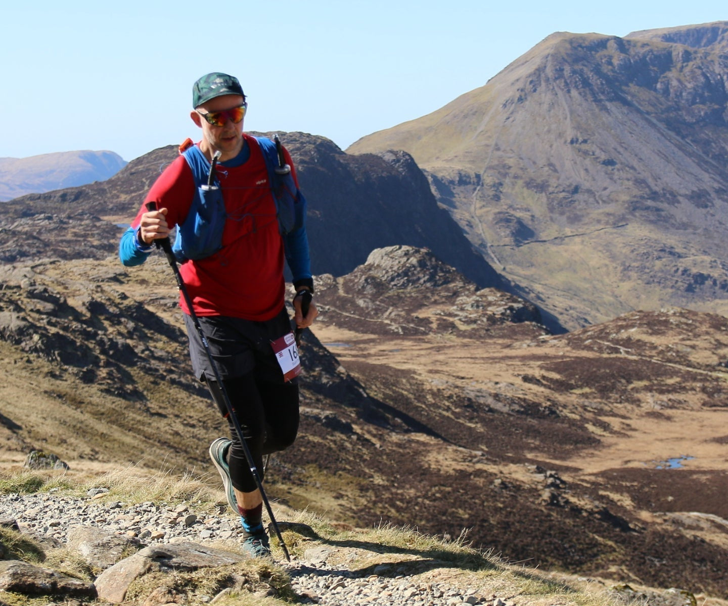 Fellrunner in the mountains