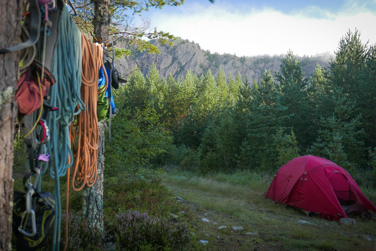 Uskedalen icefall climbing calling