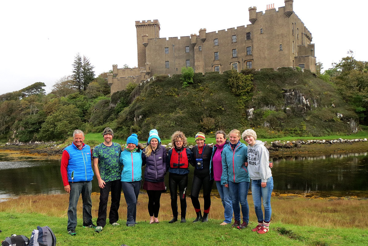 Swimming Loch Dunvegan to Dunvegan Castle