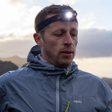 Trail running in tech tees and trail running rucksacks