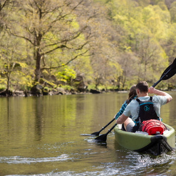 Paddleboard river touring and camping trip
