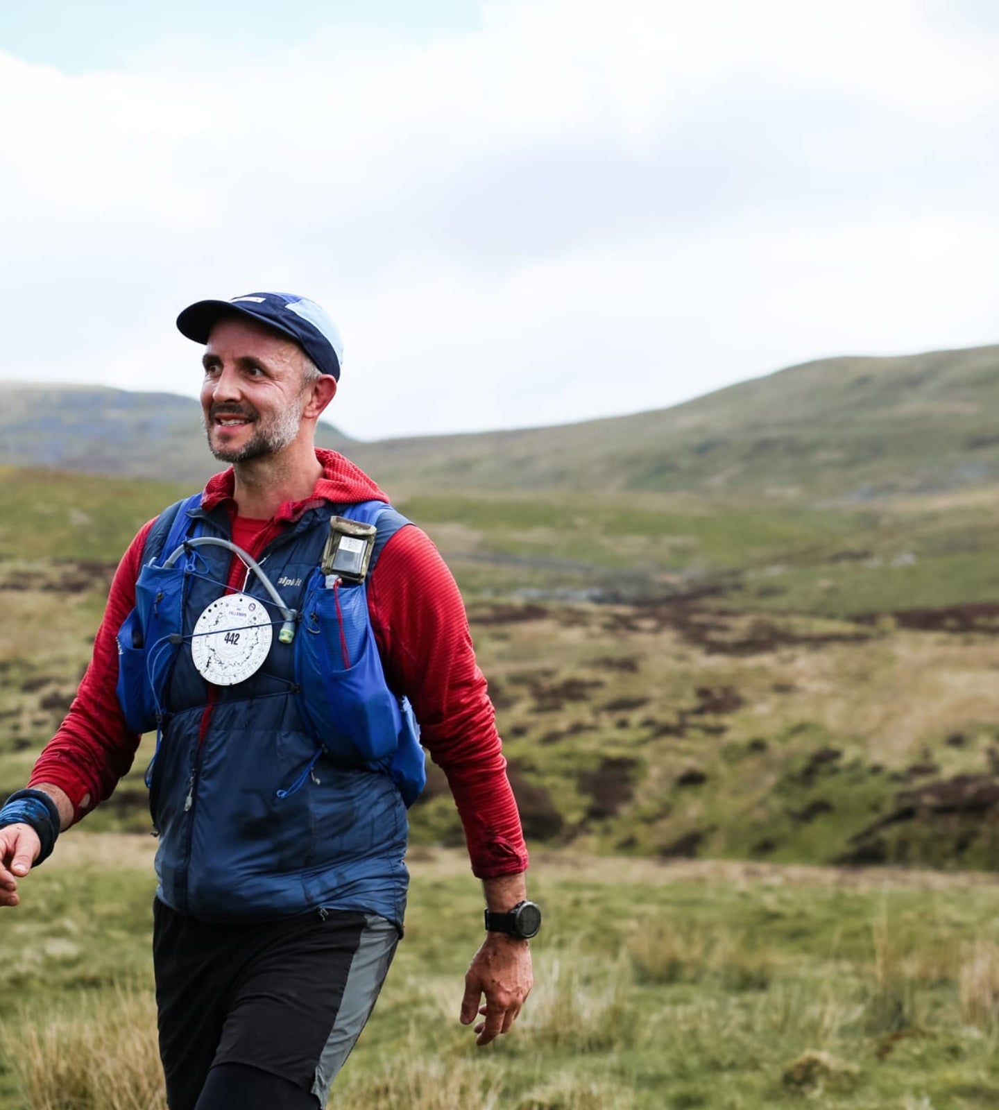 Fell Runner participating in the Fellowman race