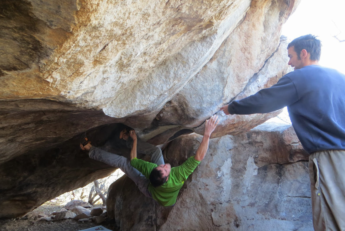 First time to Hueco limbing in the US