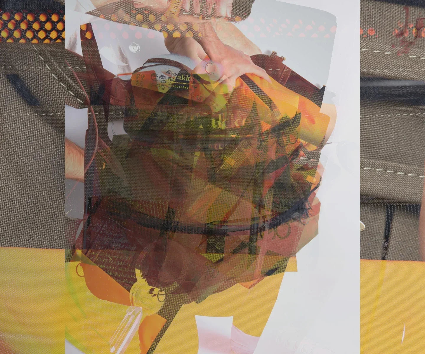 Waxed cotton texture